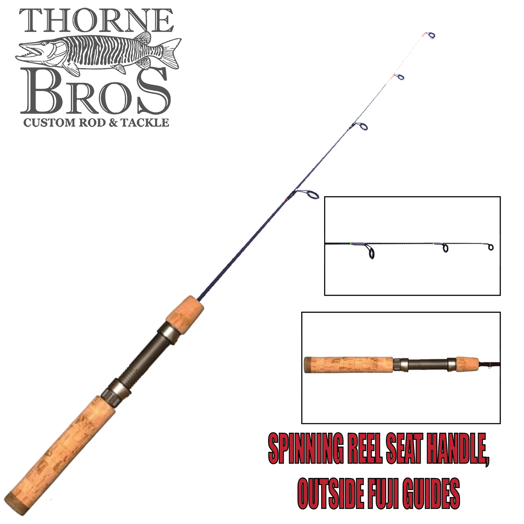 Thorne Brothers Custom Ice Rod - Deadstick Options
