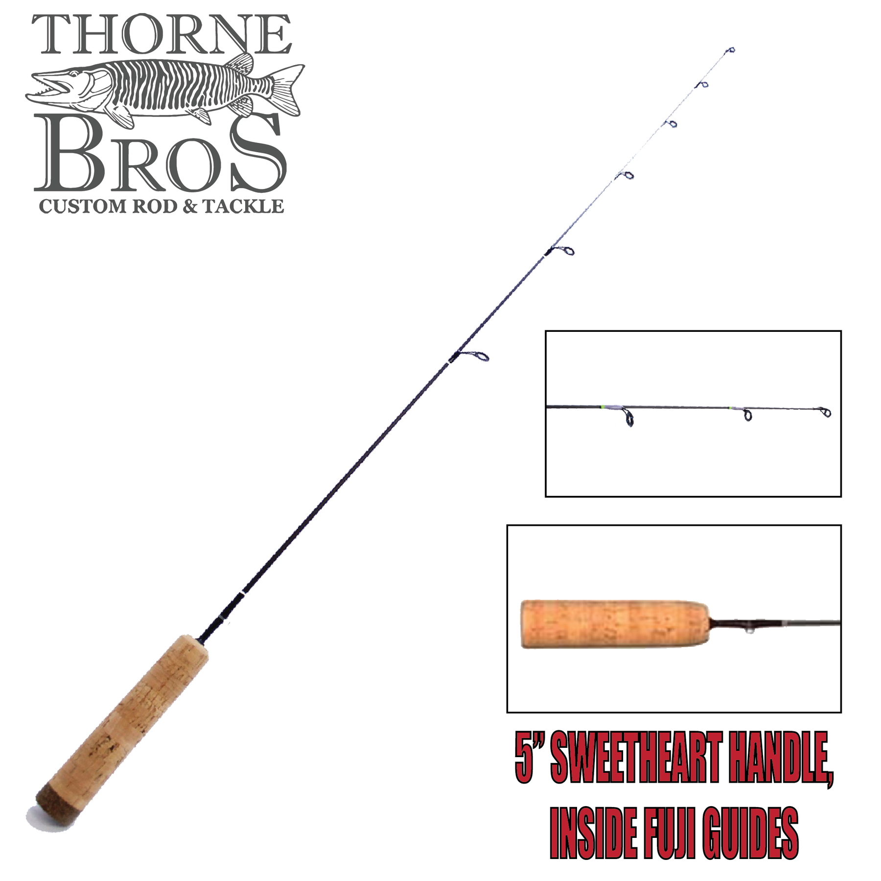 Thorne Brothers Custom Ice Rod - Power Noodle Options (7553568321)