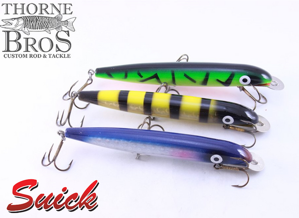 Suick 1800 Series Super Husky Cisco Kid Crankbait Blue Silver