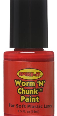 Spike-It Worm N' Chunk Paint Fire Red