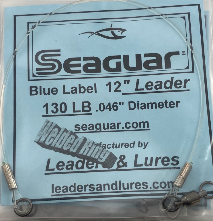 Leaders 9 80lb Flurocarbon Leader with #4 Ball Bearing