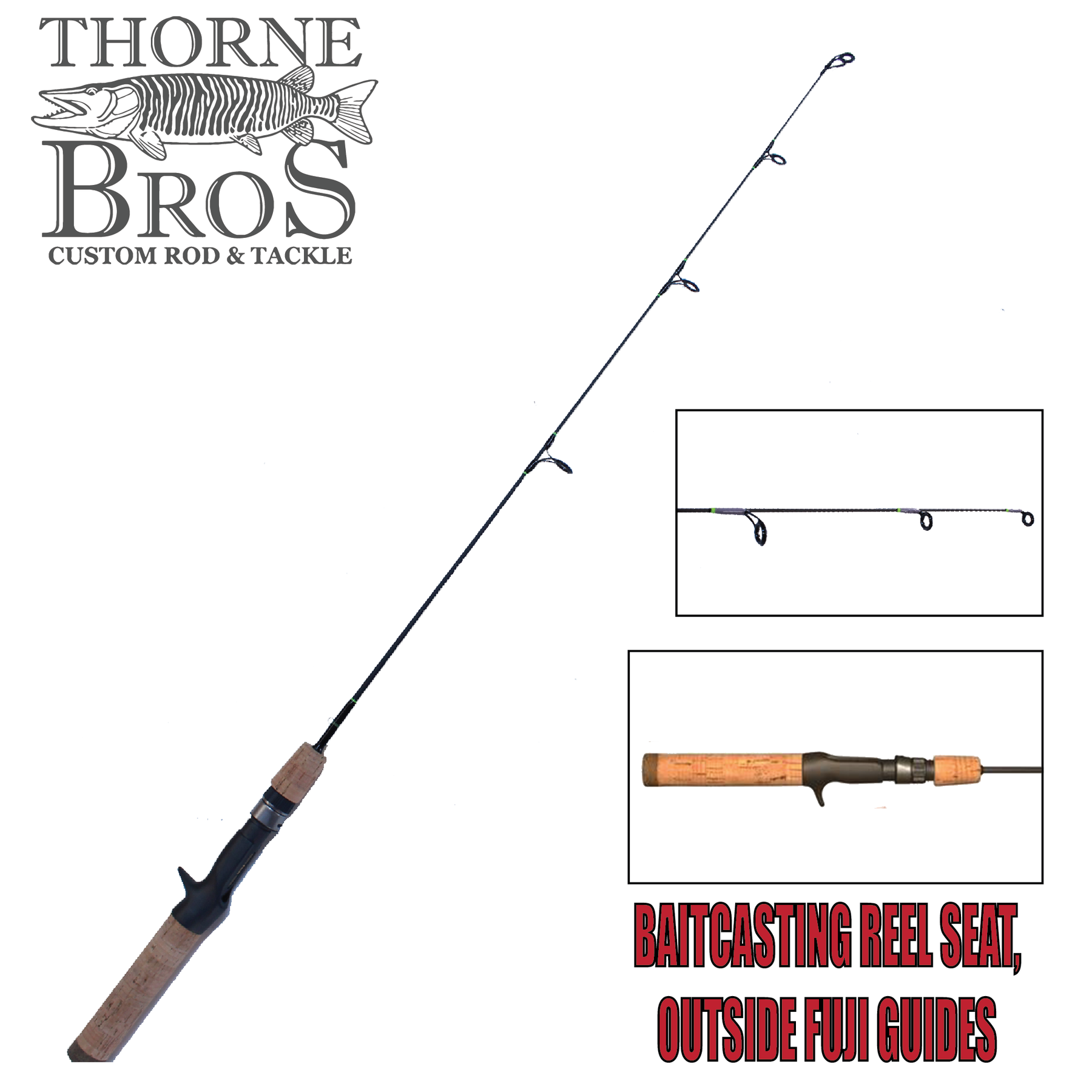 Thorne Brothers Custom Ice Rod - Professional Graphite Options