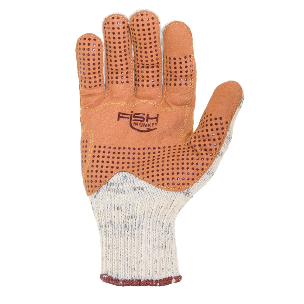 Fish Monkey Wooly Long Gloves – Brown
