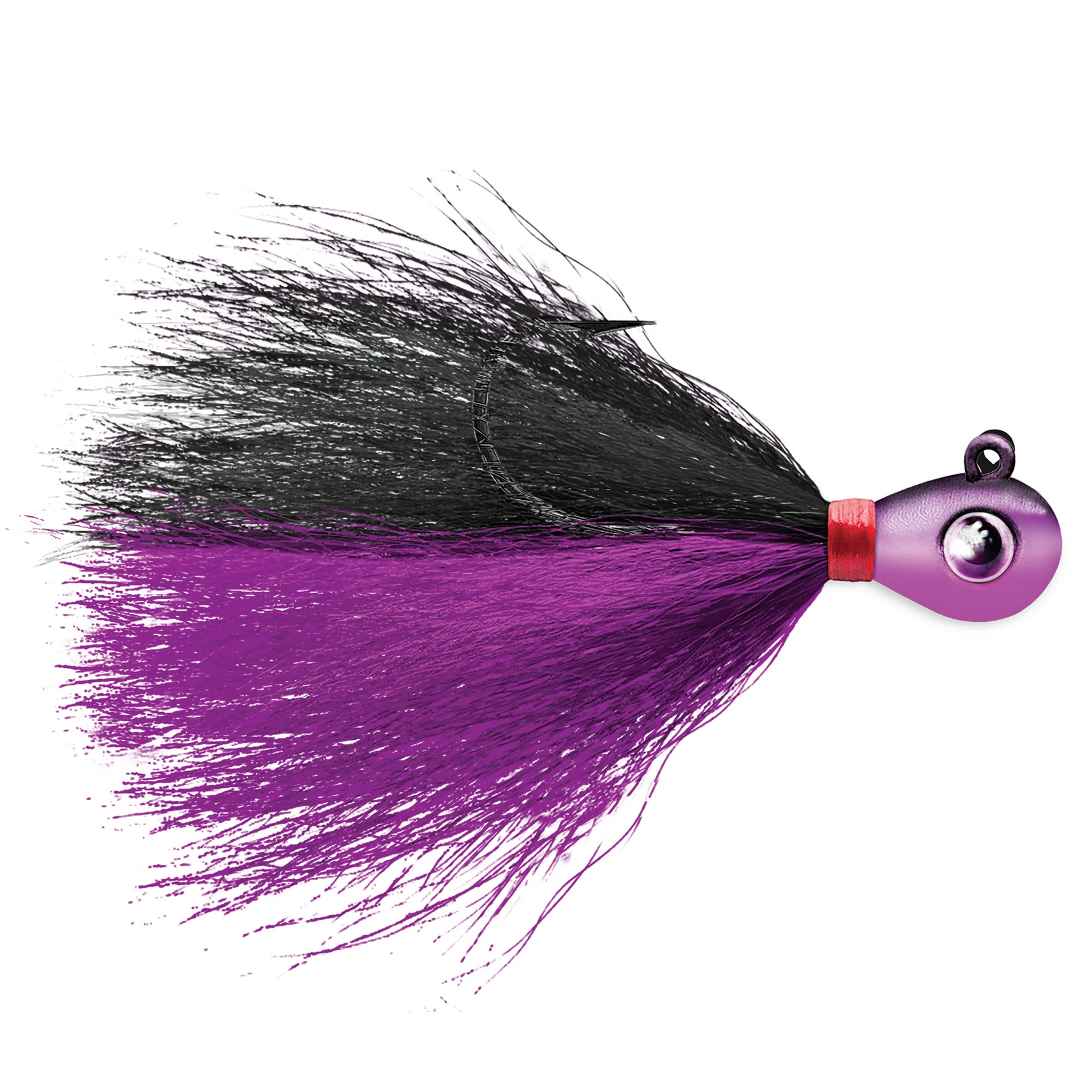 Kalin's Google Eye Hair Jig - Purple/White - 1/2 oz.