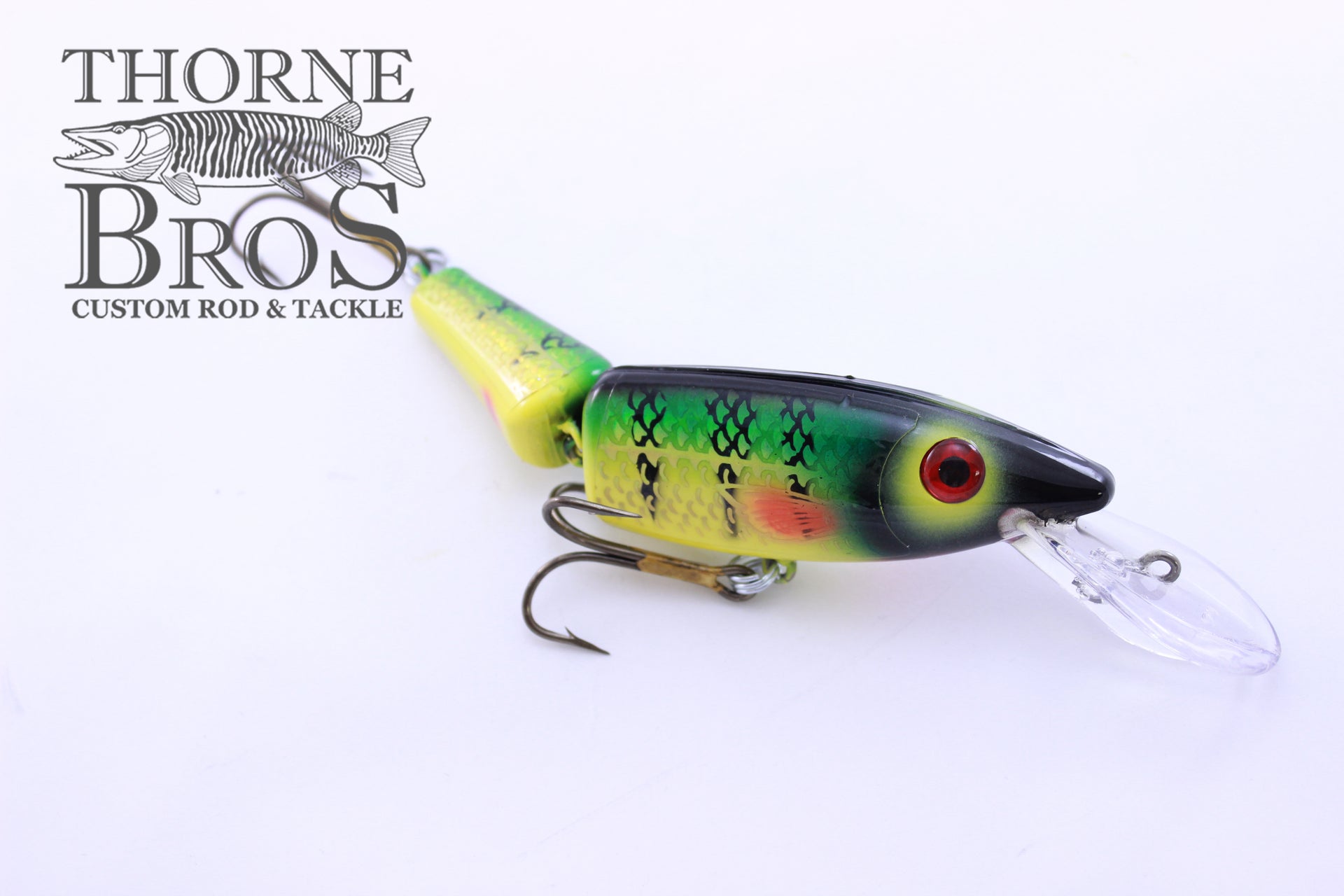 Musky Mania Li'l Ernie Jointed Crankbait Black Perch