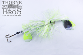 Musky Mayhem Moon TB Custom 1099 Bucktail