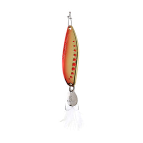 Clam Super Leech Flutter Spoon Red Gold; 3/8 oz.