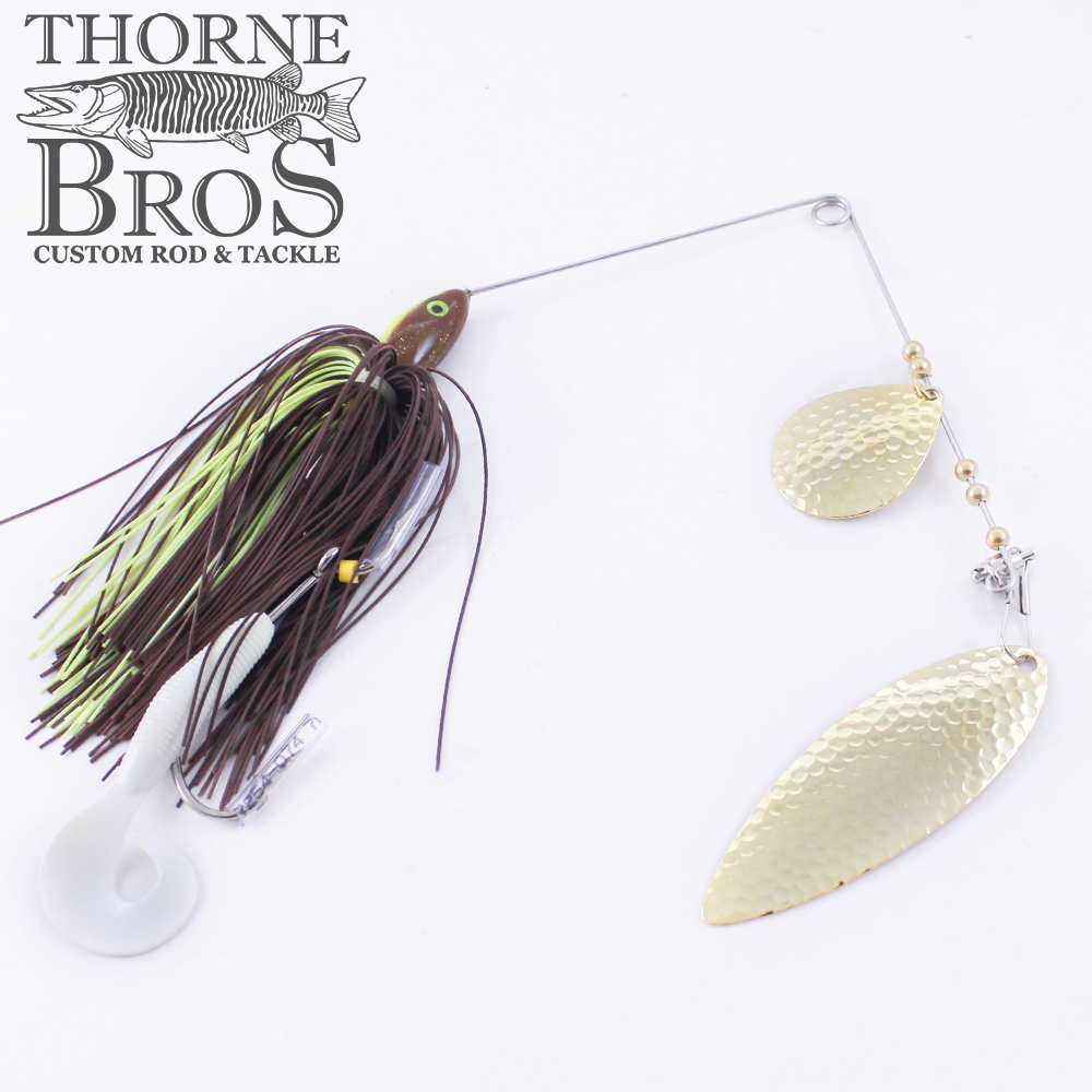 20pcs Fishing Spinner Bodies – Brass Spinnerbait Lure Making Supplies For Bass