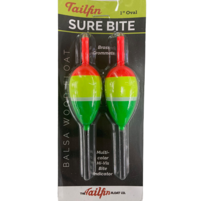 Tailfin - Oval - Sure Bite Spring & Slip Float